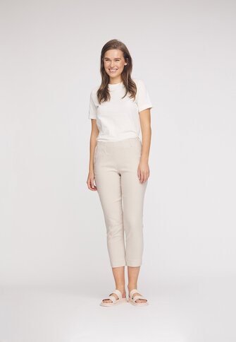 Taylor Regular Crop -housut, hiekka