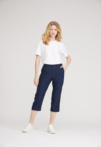 Taylor Regular Capri -housut, tummansininen