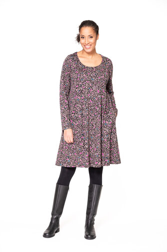 Rosette Minerva -tunikamekko, beige