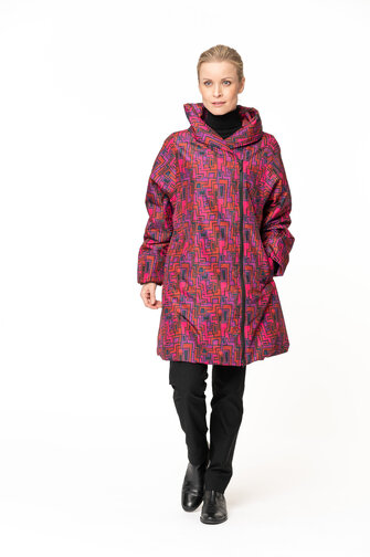 Marta Magenta -takki thermovanulla