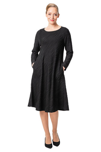Seline Waves -mekko, musta