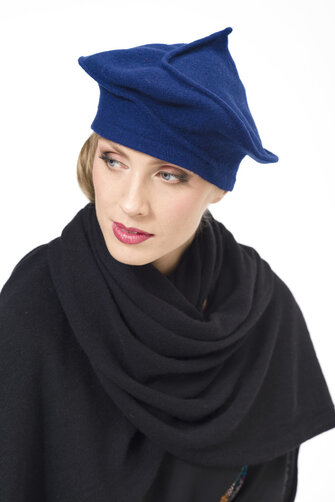 Spiral Beret -hattu, sininen