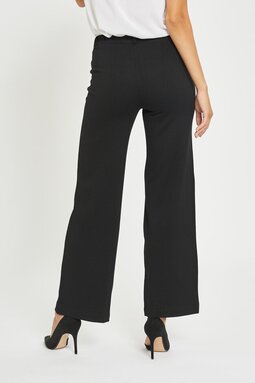 Donna Loose SL jersey trousers, black brushed