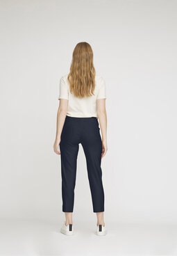 Taylor Regular Crop -housut, tummansininen