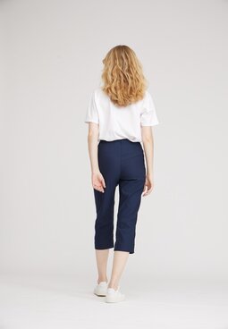 Taylor Regular Capri -housut, tummansininen