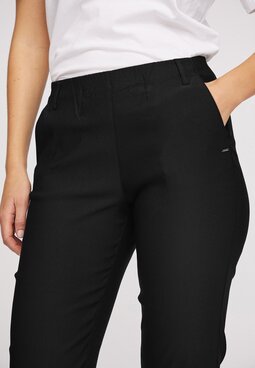 Taylor Regular Capri trousers, black