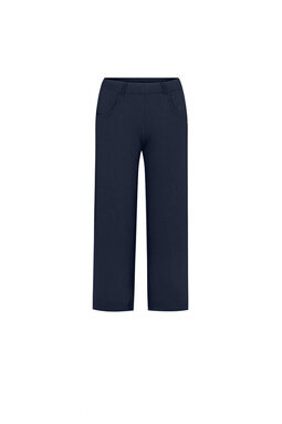 Donna Loose crop trousers, navy