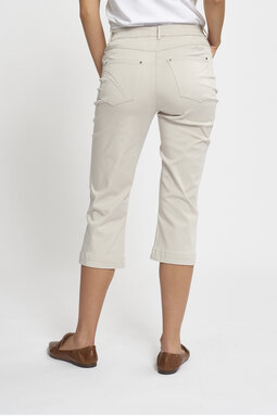 Hannah Regular Capri -trousers, grey sand