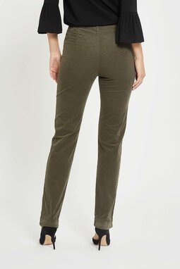 Kelly Regular Corduroy -trousers, dried olive
