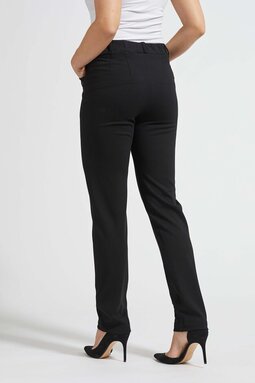 Kelly Regular ML -trousers, black brushed