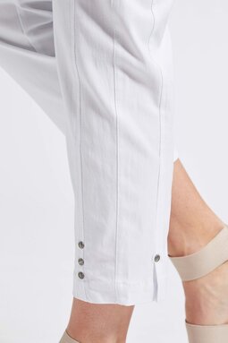 Rose Regular Cropped -housut, valkoinen 