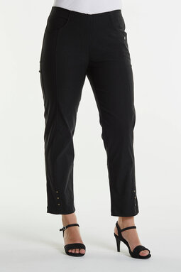 Rose Regular Cropped -trousers, black