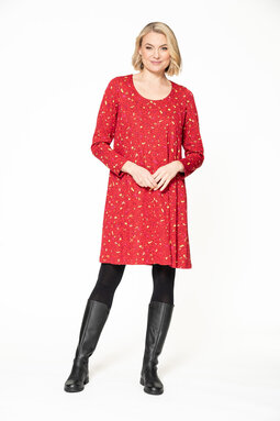 Rosette Minerva tunic/dress, red