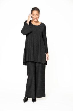 Marve Waves tunic, black