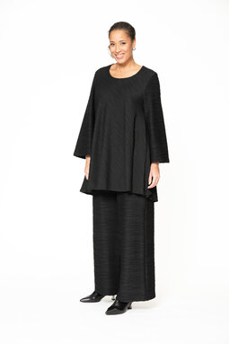 Marve Waves tunic, black