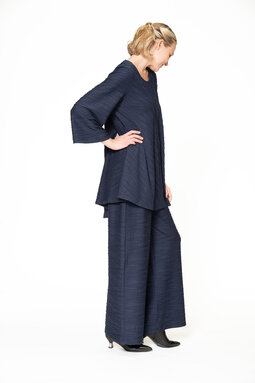 Marve Waves tunic, navy