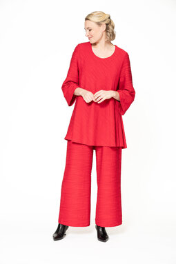 Marve Waves tunic, red
