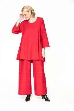 Marve Waves tunic, red