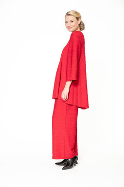 Marve Waves tunic, red