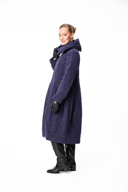 Marietta Lilac Roses -takki thermovanulla