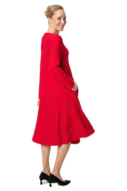 Seline Waves dress, red