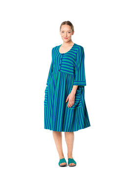 Minerva Stripes -dress, blue-green
