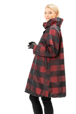 Sandra Sky winter coat, thermo padding, red