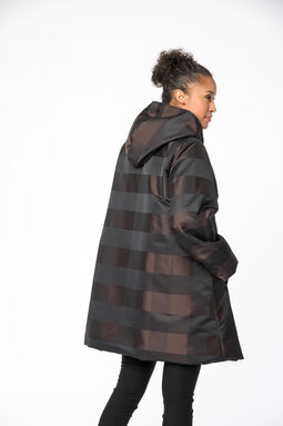Marta Sky quilted coat, brown
