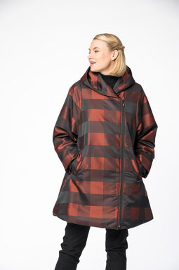 Marta Sky winter coat, thermo padding, terra