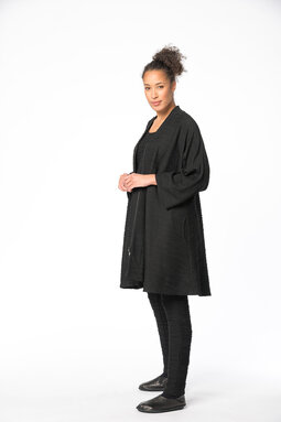 Cosmos Waves jacket, black