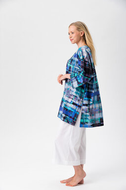 Darling Shimmer tunic, blue