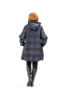 Marta Sky quilted coat, blue