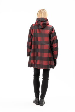 Marta Sky winter coat, thermo padding, red