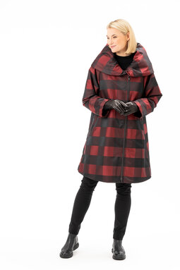 Sandra Sky winter coat, thermo padding, red