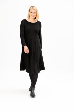 Seline Waves dress, black