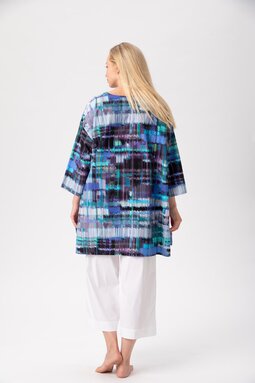 Darling Shimmer tunic, blue
