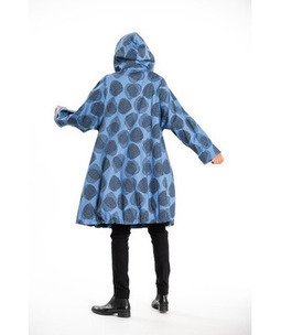 Consuela Muratie spring coat, blue