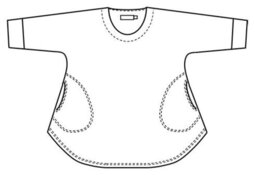 Bianca Waves tunic
