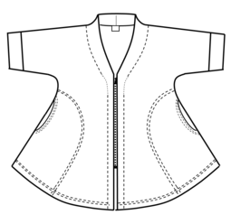 Cosmos Bella jacket, red