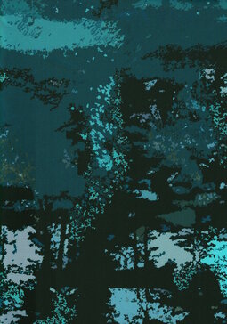 Marta Forest quilted coat, petrol blue