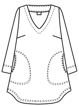 Pepi Nuovo tunic, blue