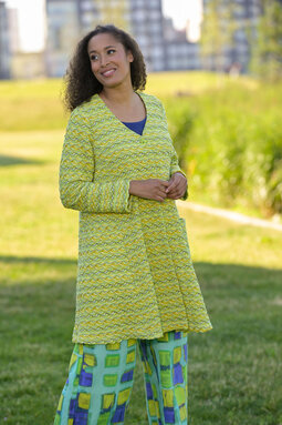 Petrina Punto jacket, yellow
