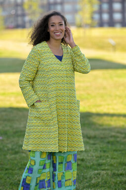 Petrina Punto jacket, yellow