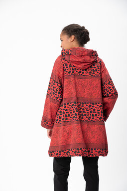 Carmen Sora coat, red