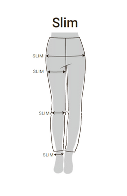Elizabeth Slim 7/8 -housut, kitti