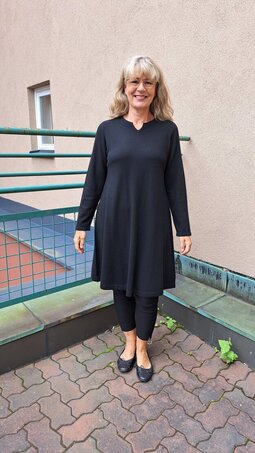 Teresa Knit -tunic/dress, black