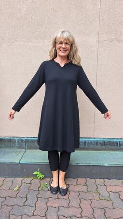 Teresa Knit -tunic/dress, black