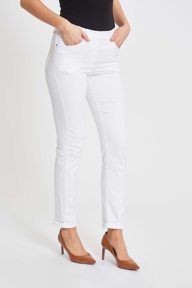 Hannah Regular Short -trousers, white