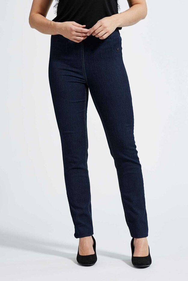 Grace Slim ML- denim trousers , dark blue