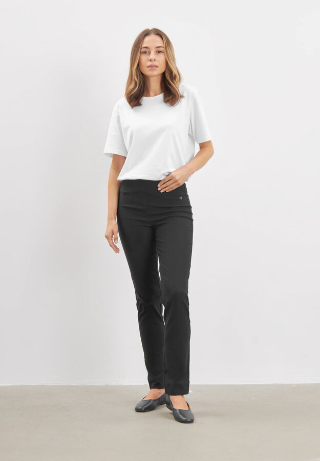Betty Regular ML trousers, black brushed